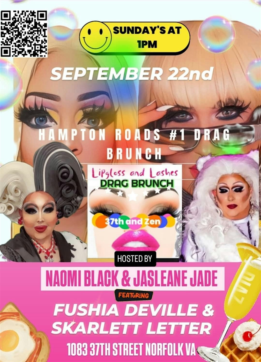 LIPGLOSS AND LASHES DRAG BRUNCH -9\/22\/24