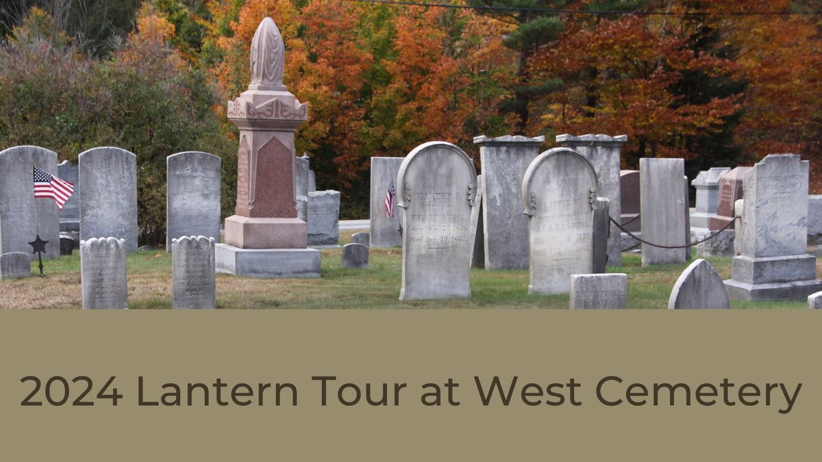 West Cemetery Lantern Tour Dress Rehearsal