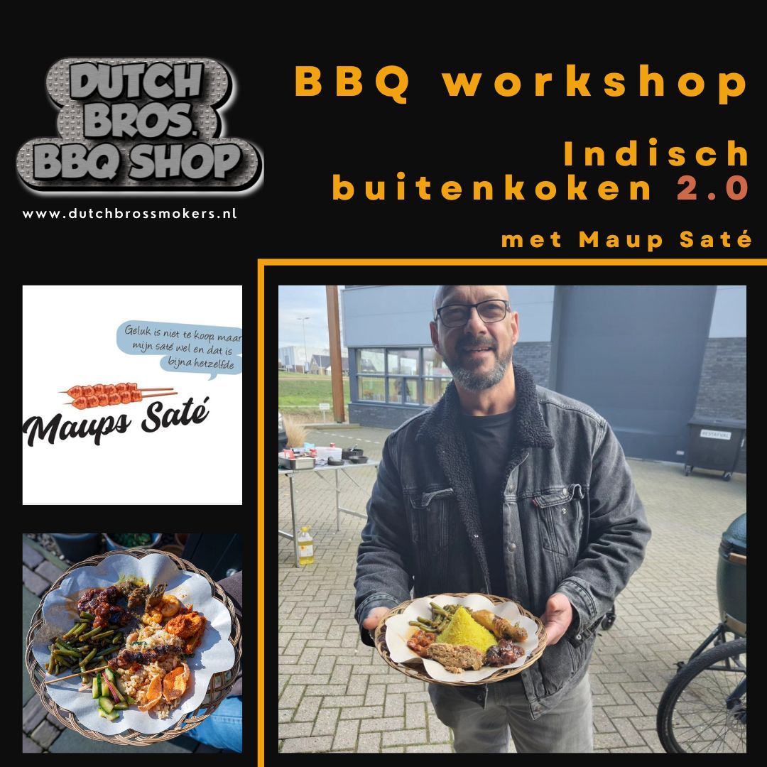 BBQ workshop Indisch buitenkoken 2.0 door Maup sat\u00e9