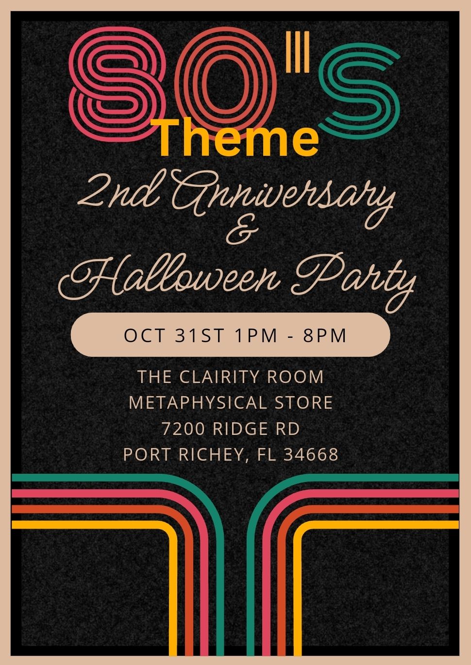 80's Theme! 2nd Anniversary & Halloween Party