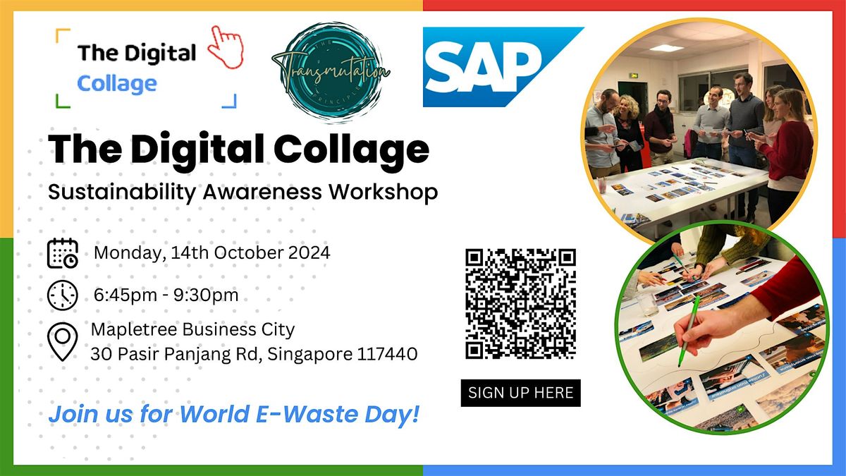 Digital Collage at SAP for electronic waste day