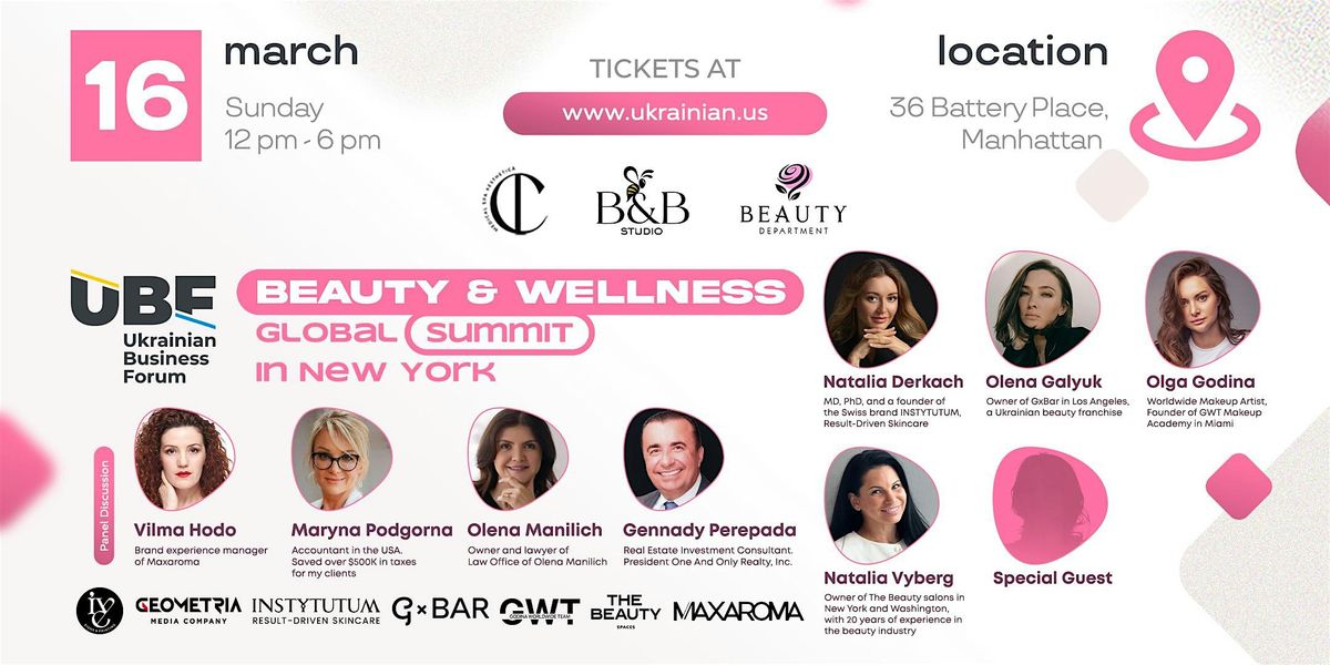 UBF BEAUTY & WELLNESS GLOBAL SUMMIT IN NEW YORK