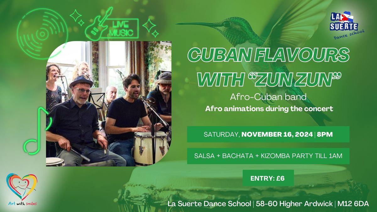 Live music - ZUN ZUN - Afro-Cuban band - SBK Party!