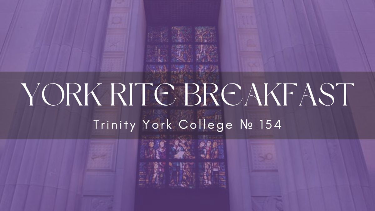 2024 Annual York Rite Breakfast