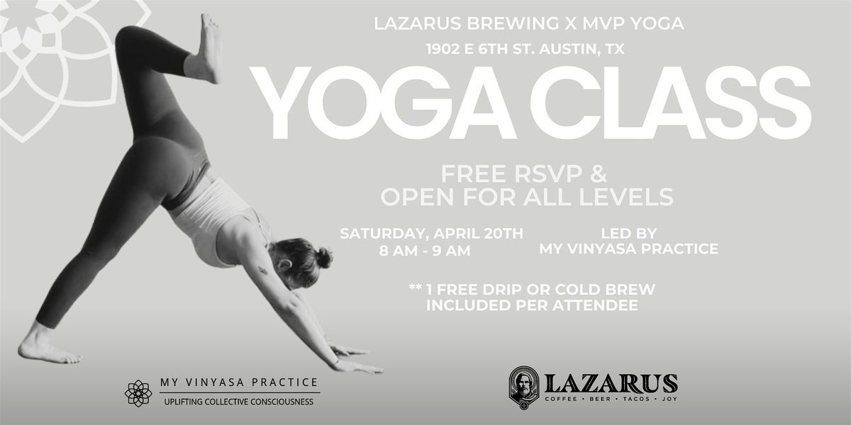 Free Yoga at Lazarus Brewing with My Vinyasa Practice