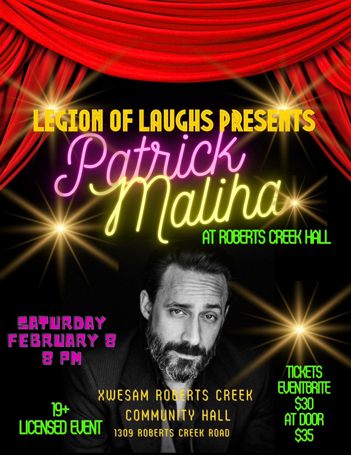 Patrick Maliha at Roberts Creek Community Hall