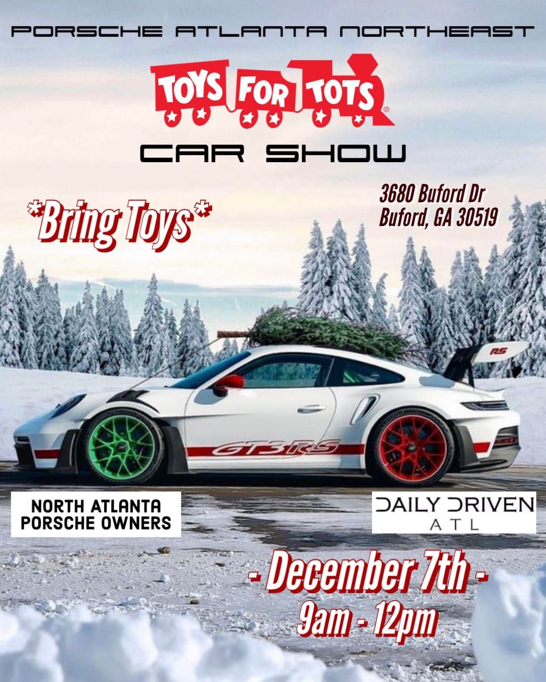 Porsche Atlanta Northeast Toys for Tots