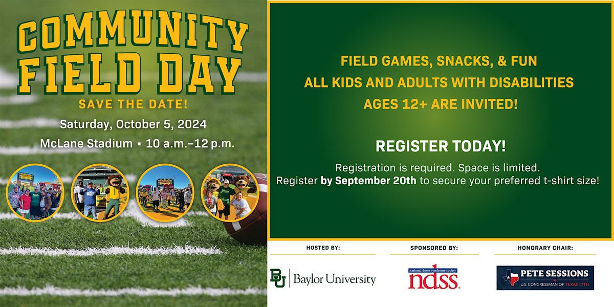 Community Field Day at McLane Stadium