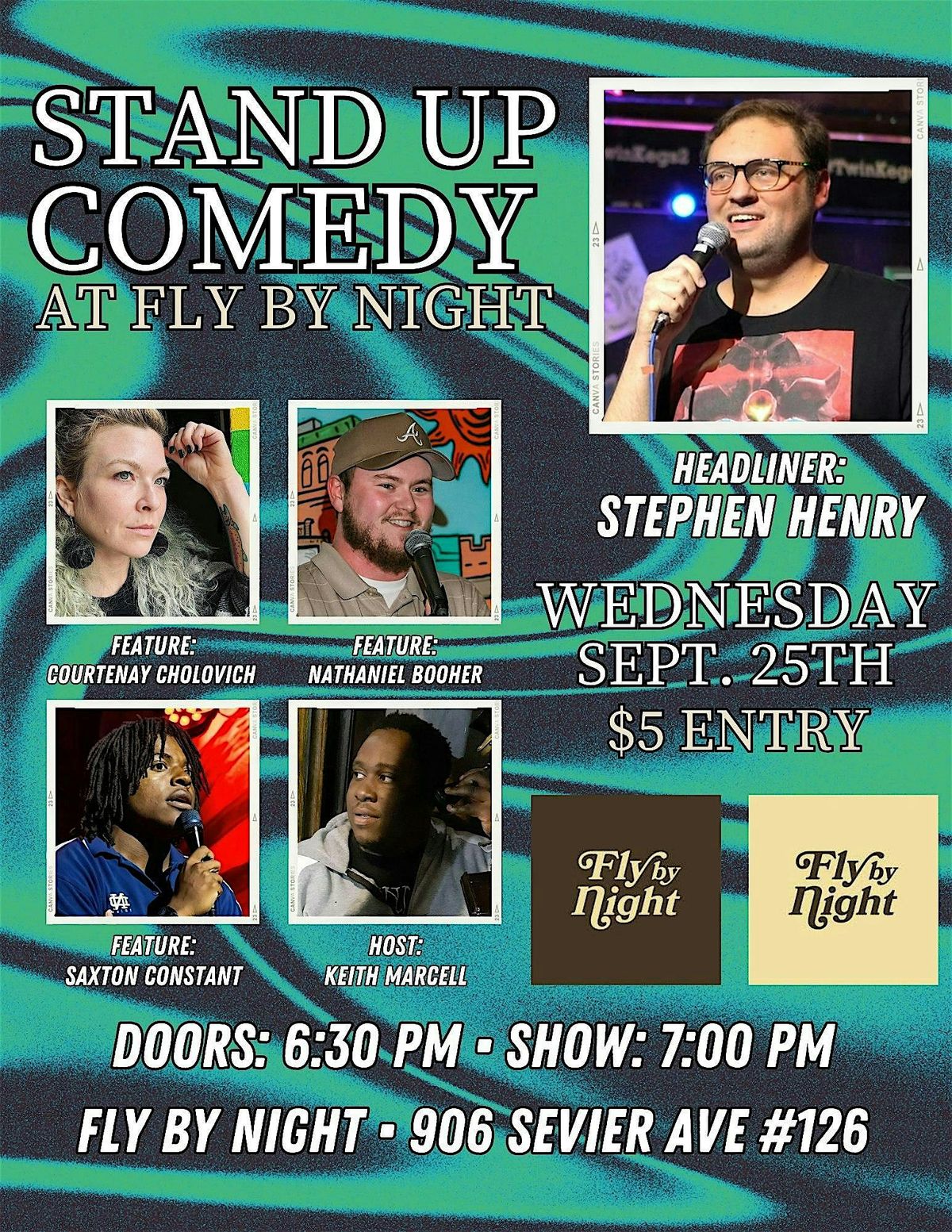 Stand Up Comedy @ Fly By Night!