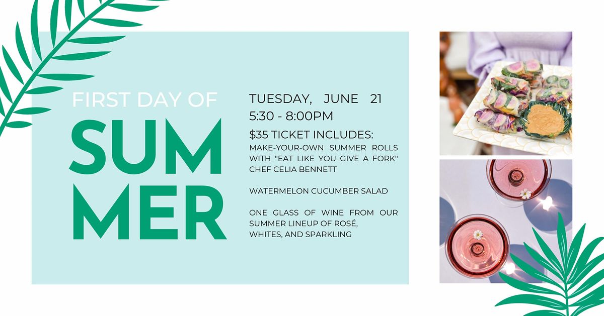 First Day of Summer Celebration, Poco Vino Wine Shop & Event Space