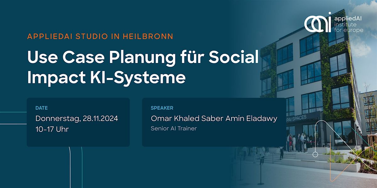 Use Case Planung f\u00fcr Social Impact KI-Systeme, 28.11.24