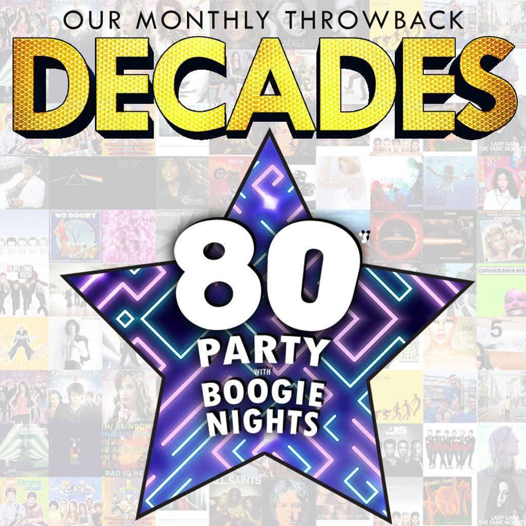 DECADES - 80's Party with Boogie Nights