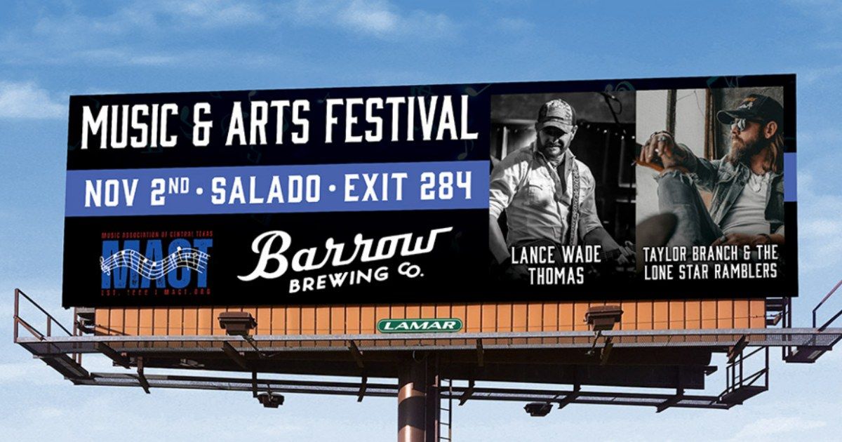 4th Annual Music and Arts Festival Nov 2nd Barrow Brewery - All Day - Free admission