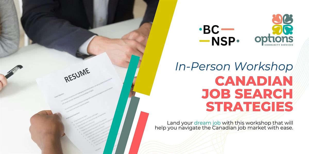 Canadian Job Search Strategies Workshop (In-person)