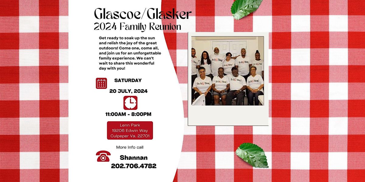 Glascoe\/Glasker 2024 Family Reunion