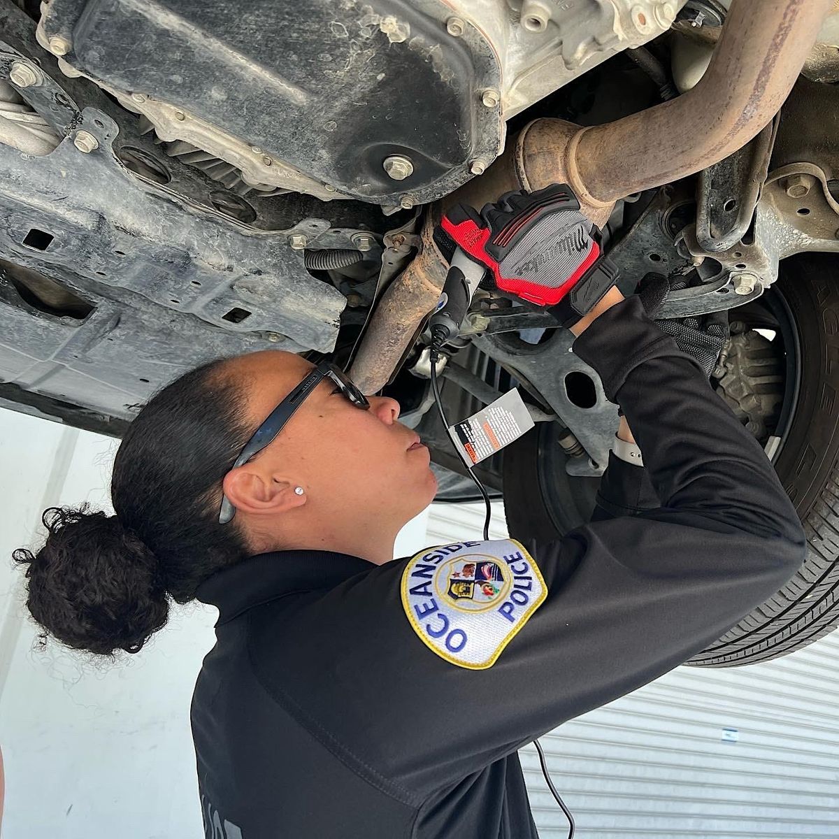 Oceanside Police Department Catalytic Converter Etch & Catch