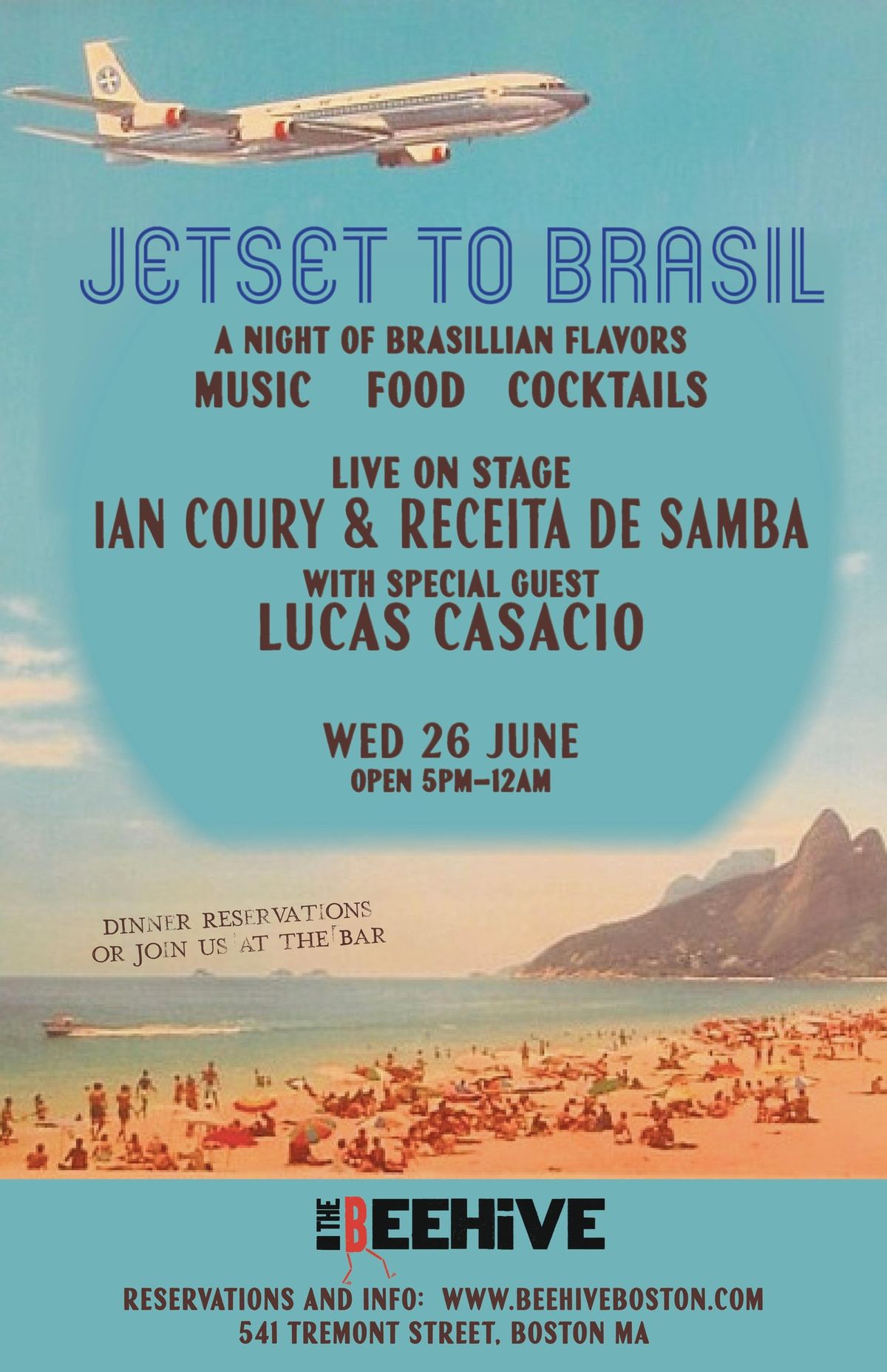 Jetset to Brasil: A Night of Brasillian Flavors