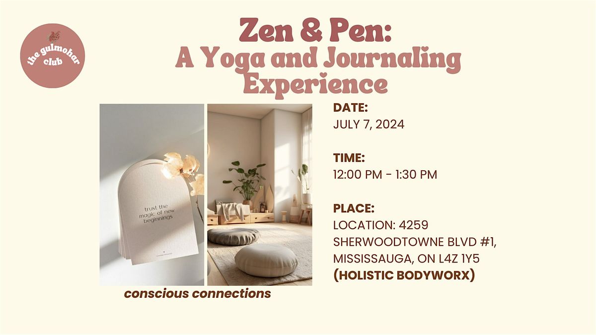 Zen & Pen: A Yoga and Journaling Experience for South Asian Women