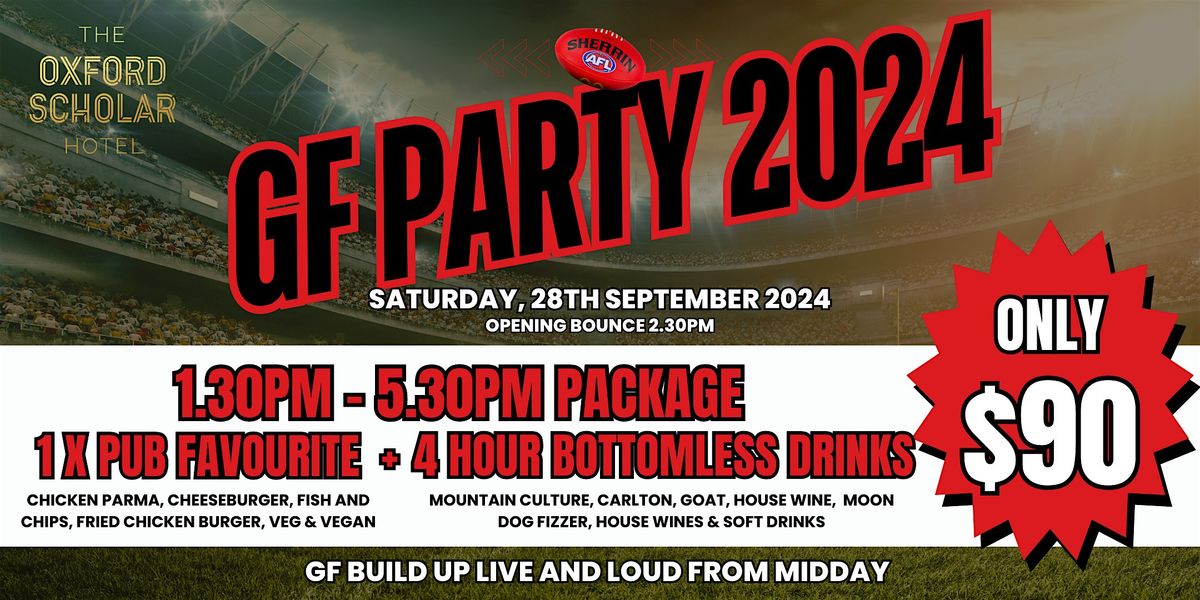 AFL Grand Final Party 2024