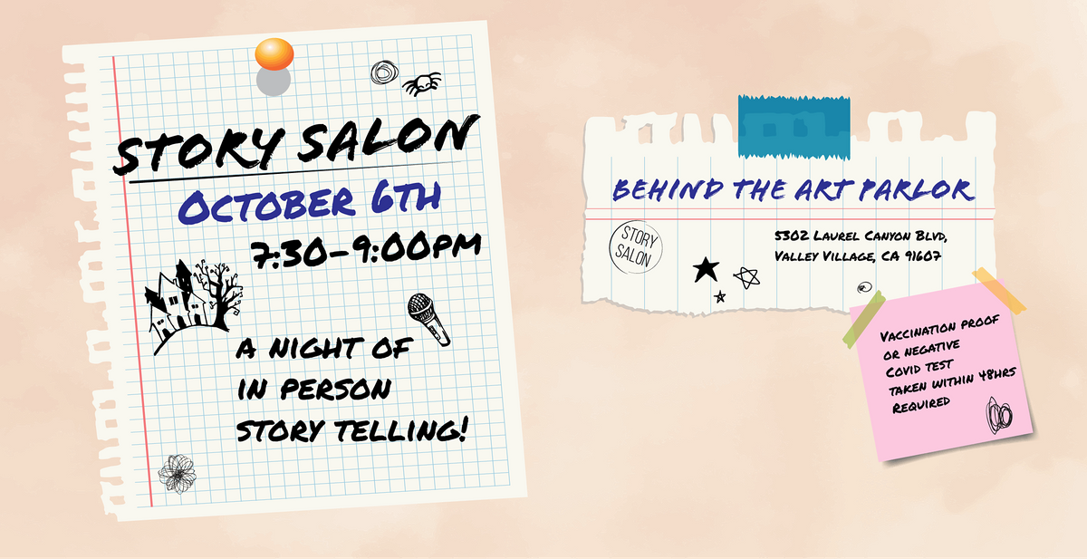 Story Salon: An Evening of In Person Story Telling