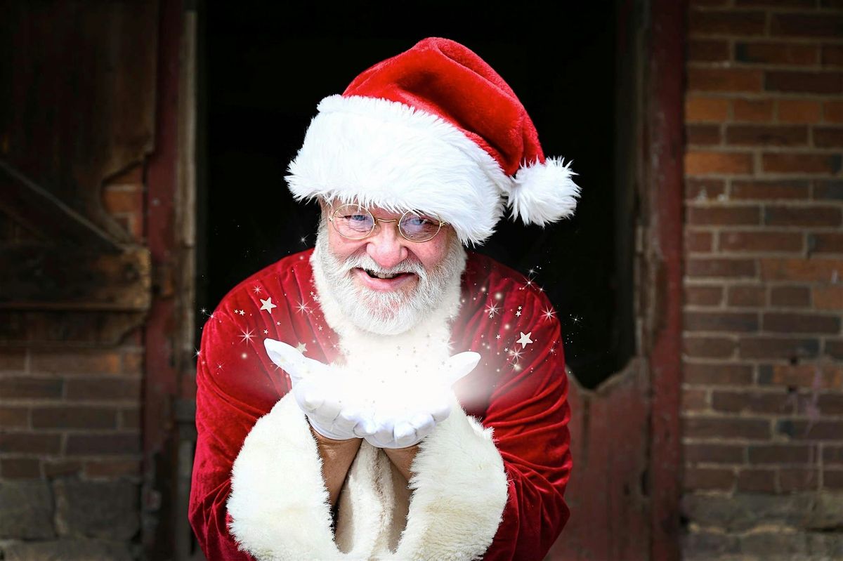 Santa arrives at The Vineyard & Brewery at Hershey!