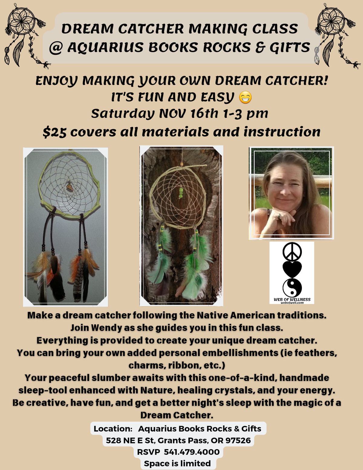 Dreamcatcher Crafting Class 