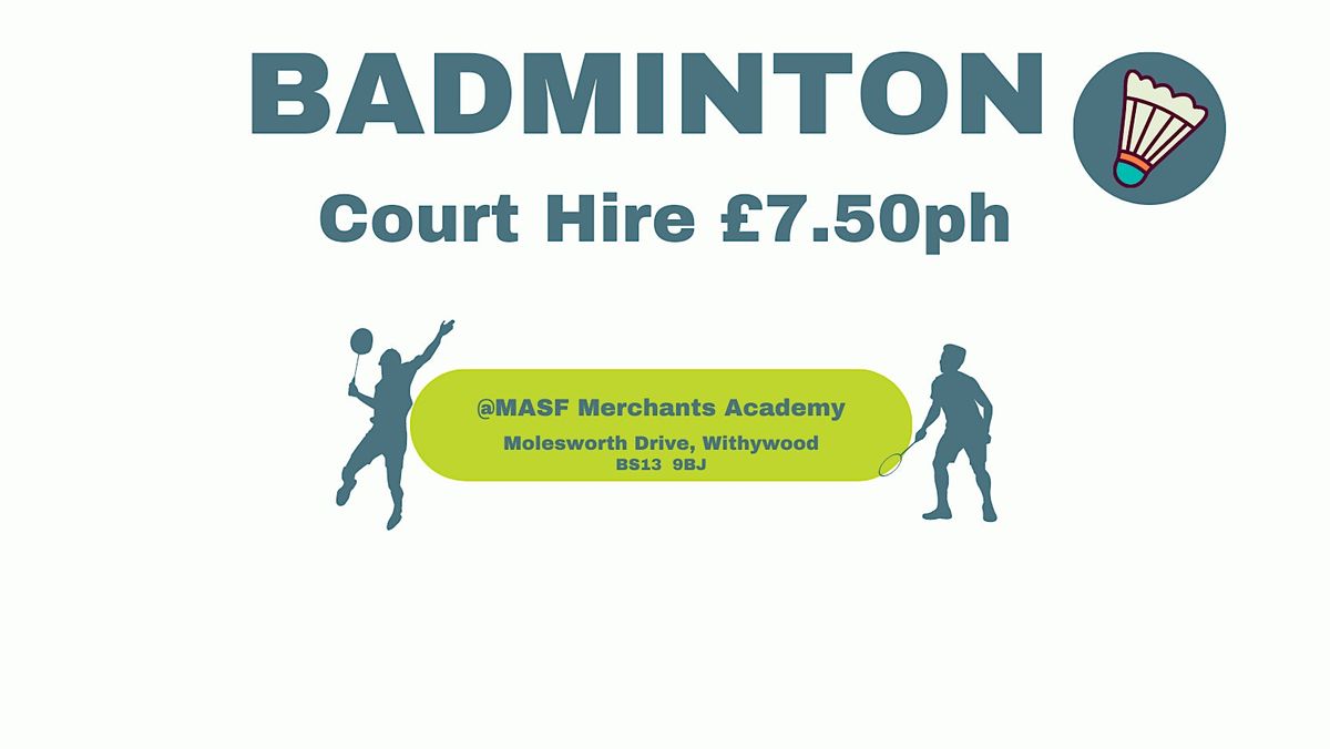 Badminton Court Hire @ MASF