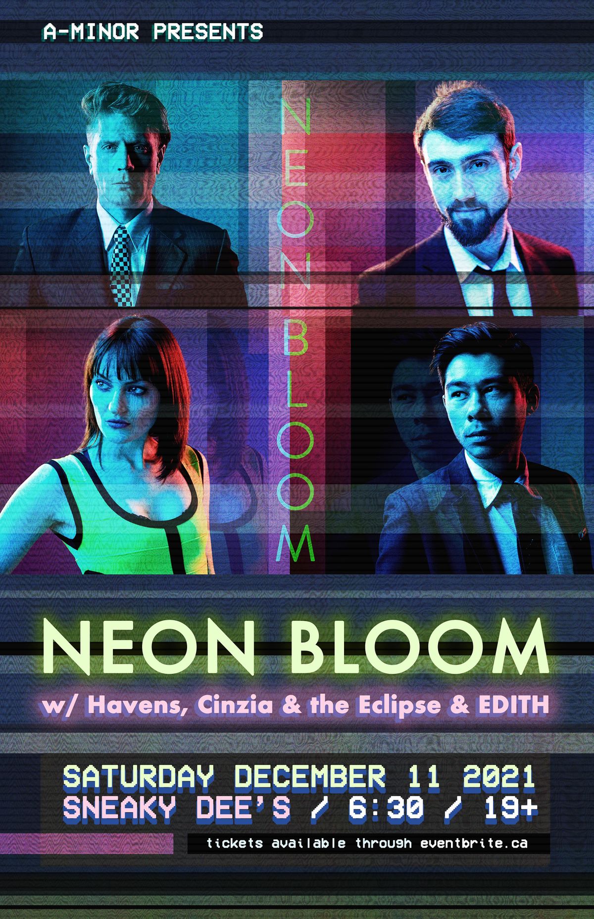 Neon Bloom w\/ Havens, Cinzia & the Eclipse, & EDITH