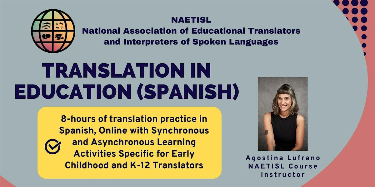 NAETISL Translation in Education Settings (Spanish)