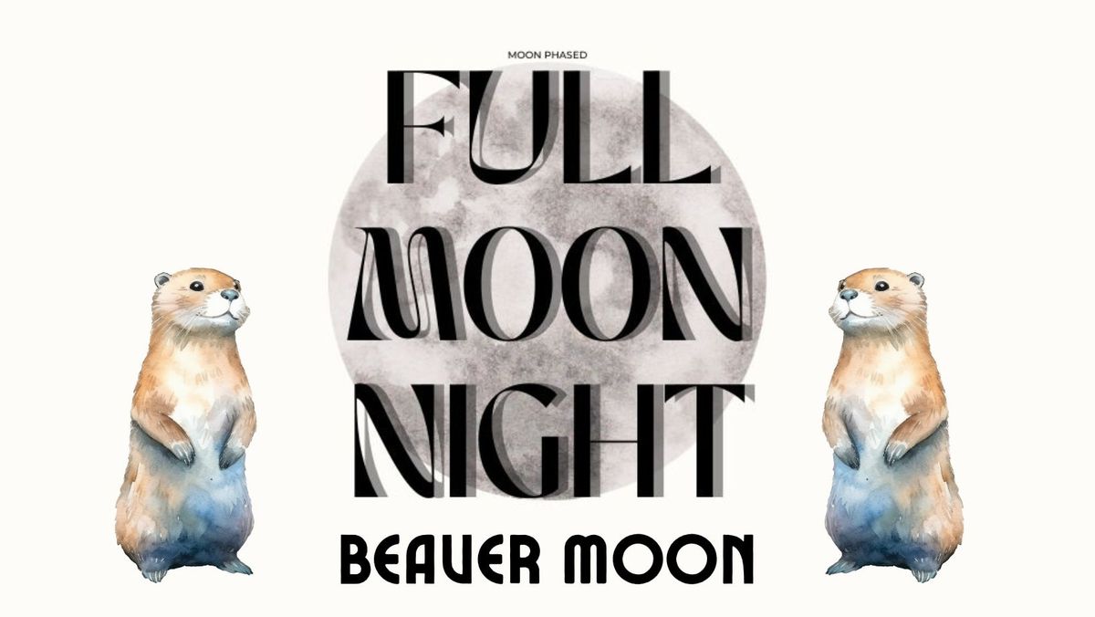 Full Moon Night: Beaver Moon