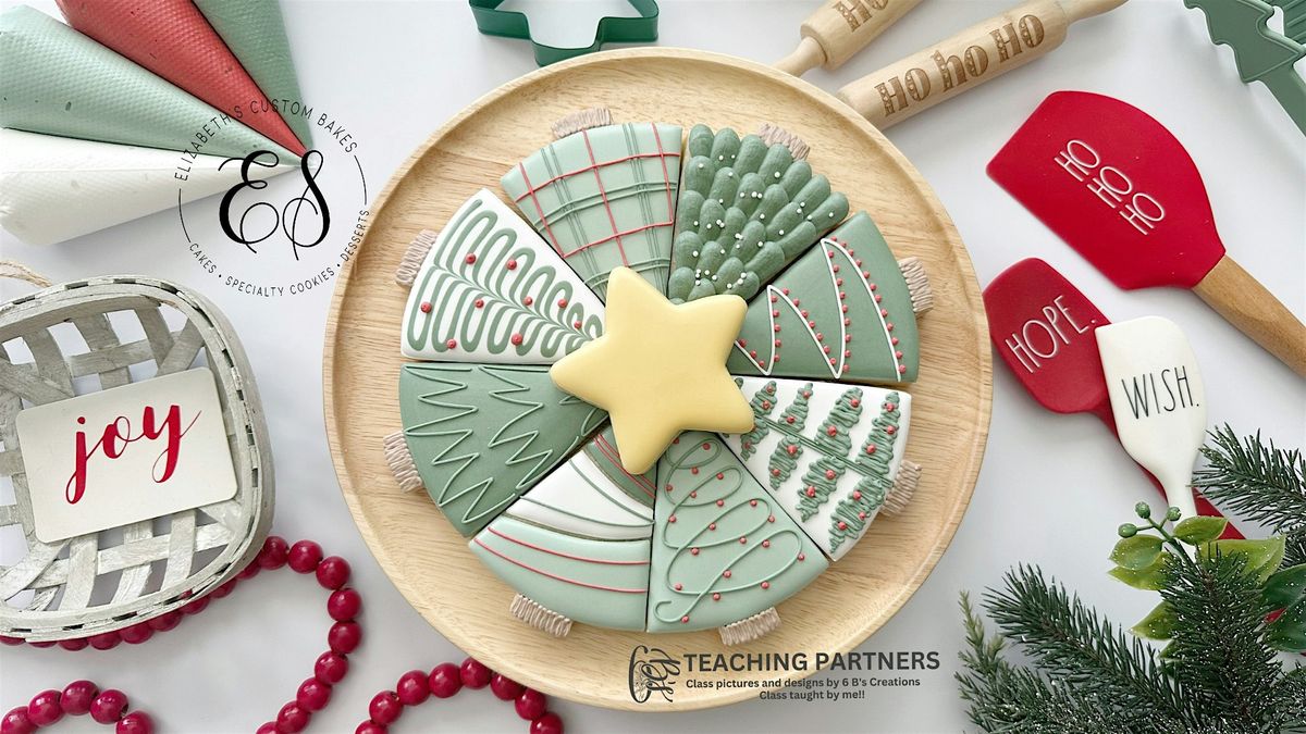 Christmas Tree Cookie Platter Decorating Class at Flying Dreams Marlboro