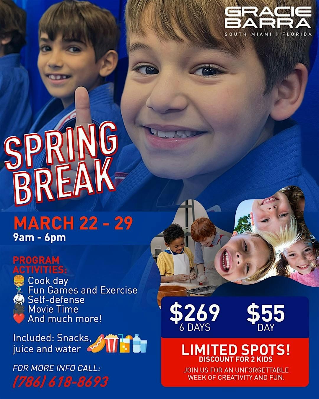 Spring Break for Kids Gracie Barra South Miami Kendall, Gracie Barra South Miami, Southwest
