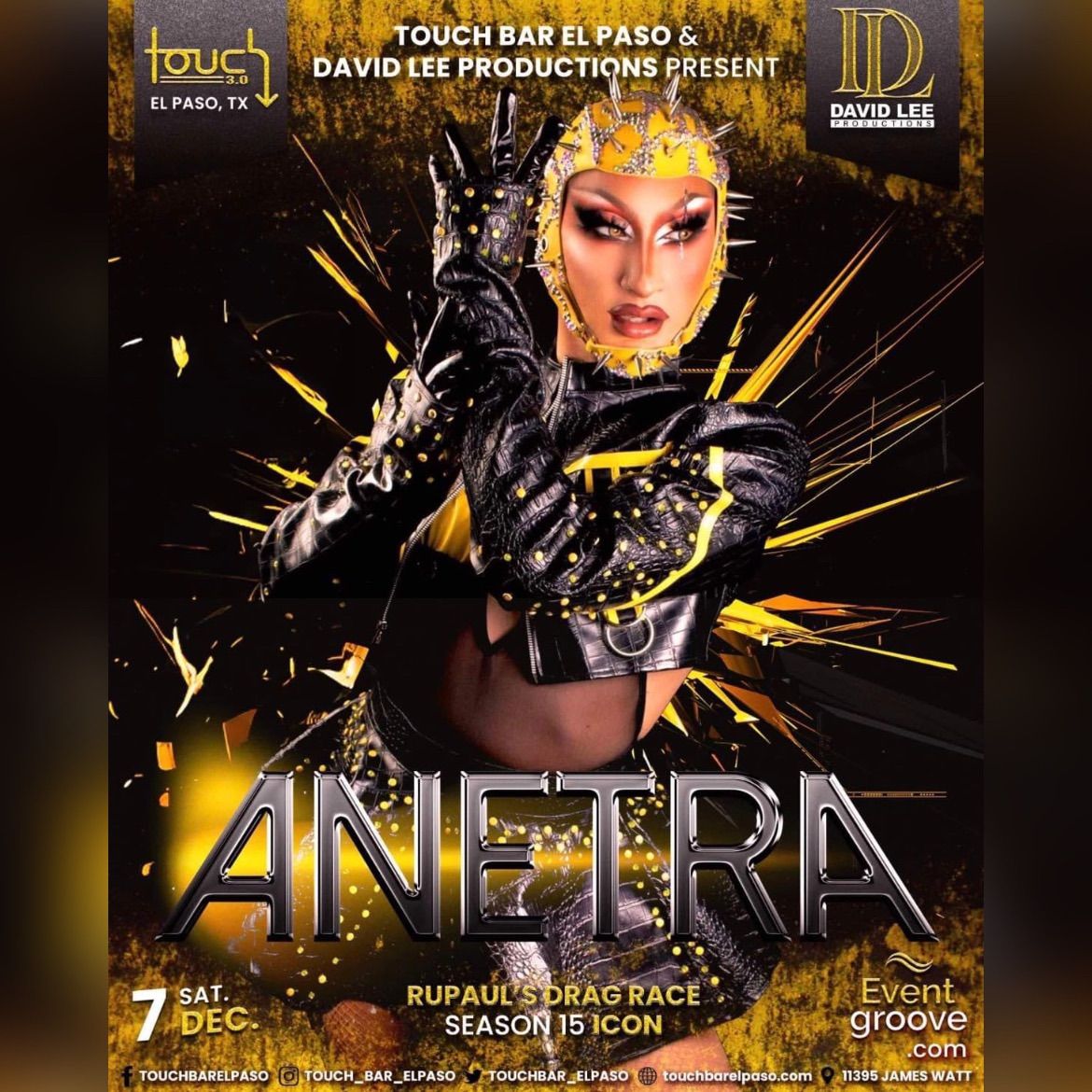 SHE\u2019S BAAAACK \u2022 Anetra \u2022 Drag Race Icon \u2022 Live at Touch Bar El Paso