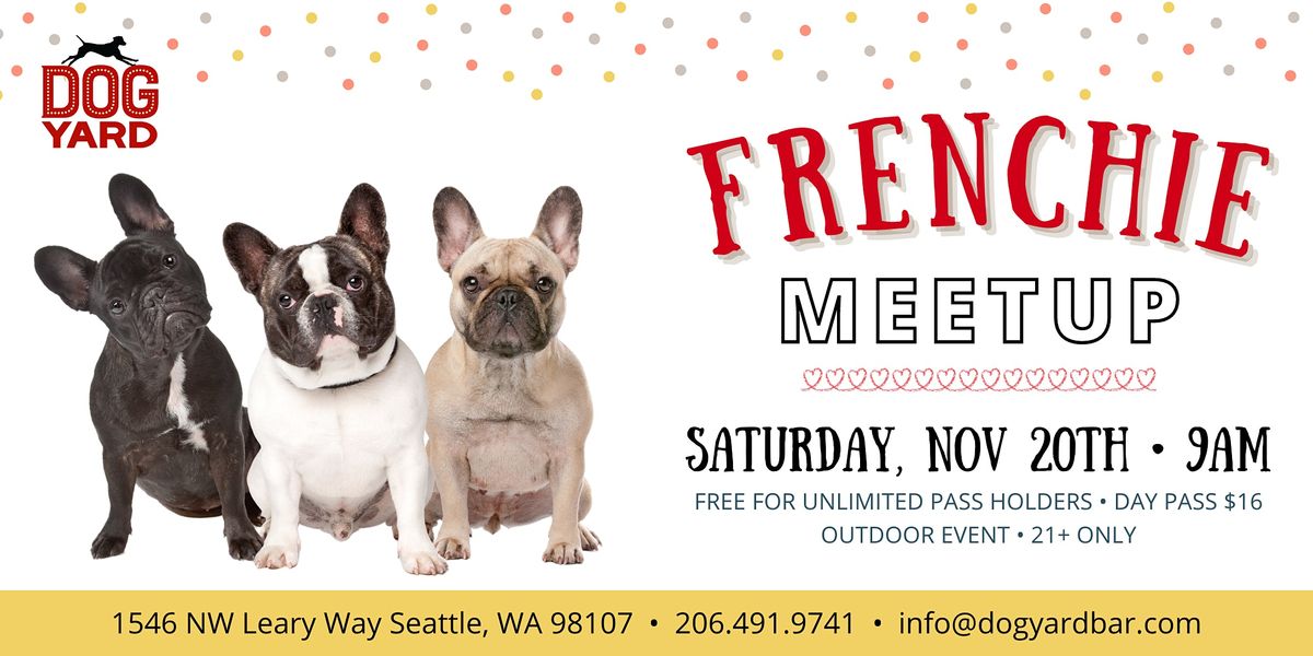 Frenchie Meetup at the Dog Yard