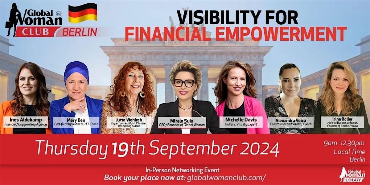 Global Woman Club Mastermind & Networking Event - Live in Berlin