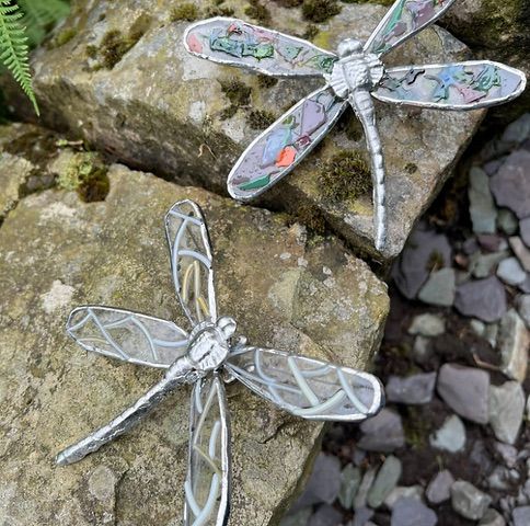 Fused Glass Dragonfly Wing Making workshop