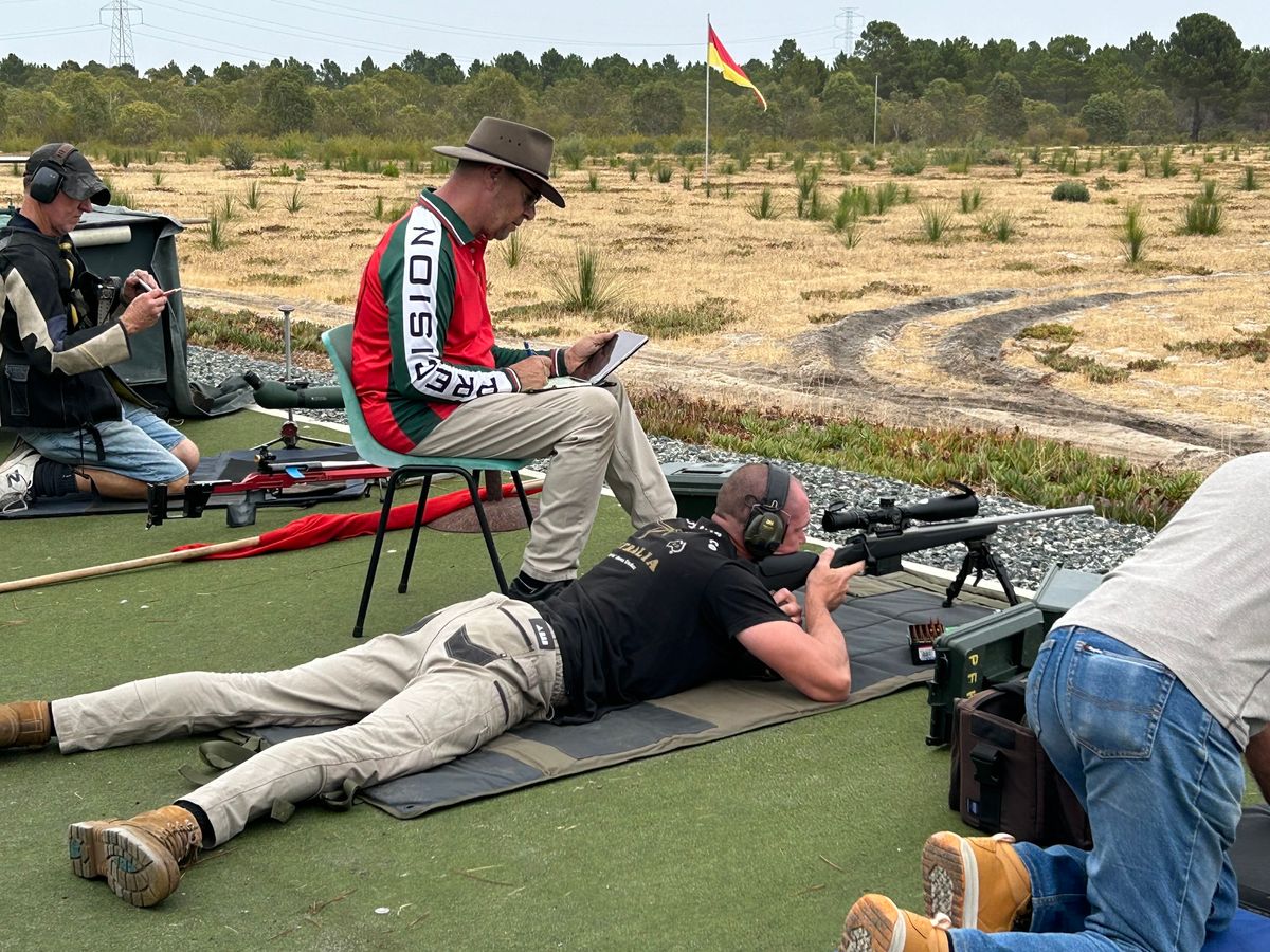 Afternoon full-bore match at 500m. 