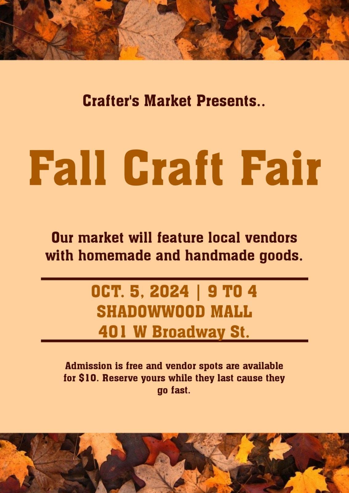 Fall Craft Fair