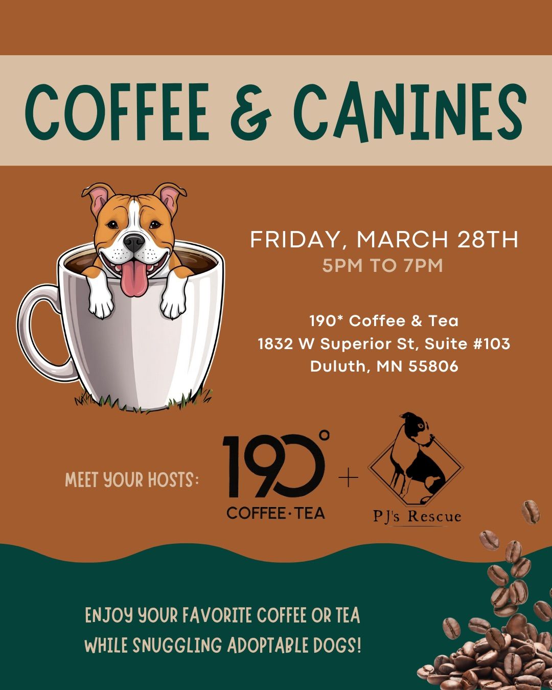 Coffee & Canines @ 190* (Adoption Event!)