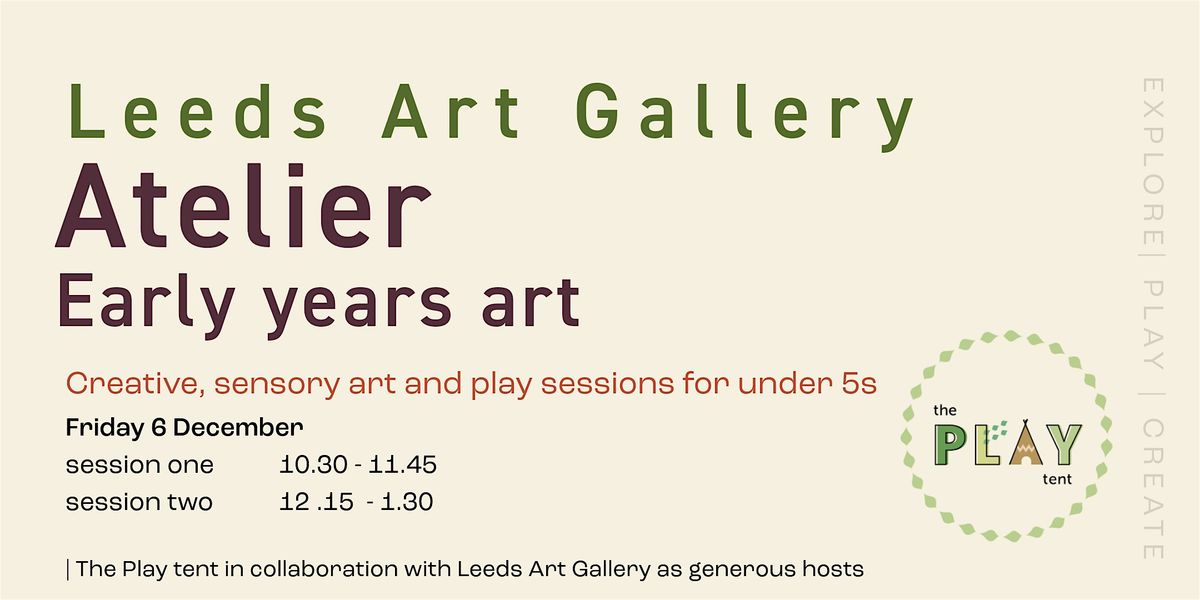 Atelier at Leeds Art Gallery: early years art