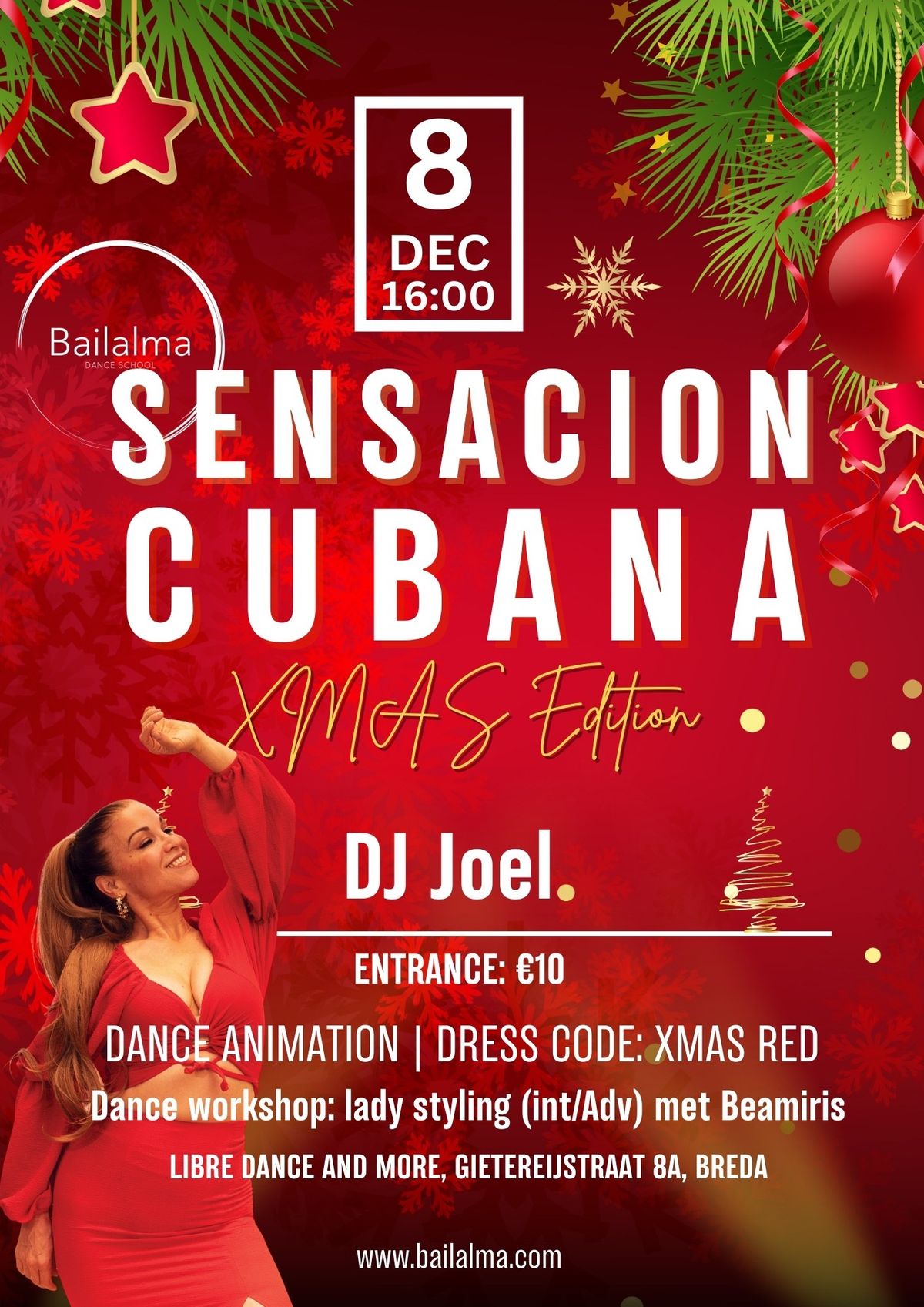 Sensaci\u00f3n Cubana Xmas Edition \u2013 Cubaanse Salsa Matinee \u2013 8 December 2024