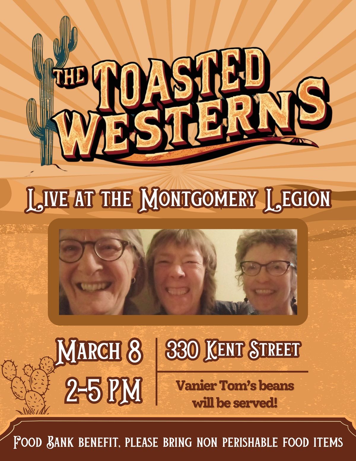 The Toasted Westerns at The Montgomery Legion