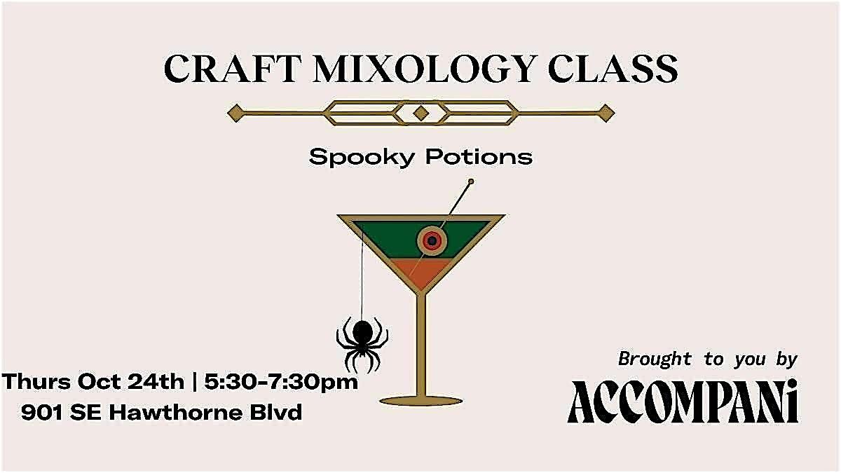 Craft Mixology Class - Spooky Potions