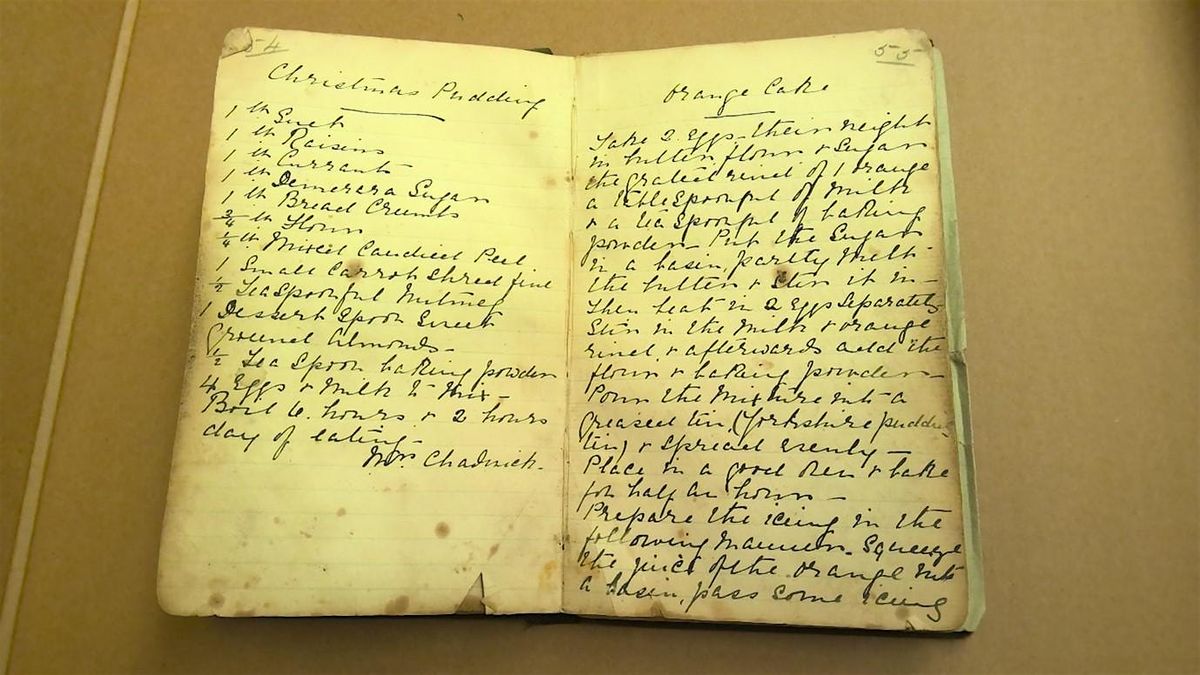 Show and Tell - Recipes from the Archive