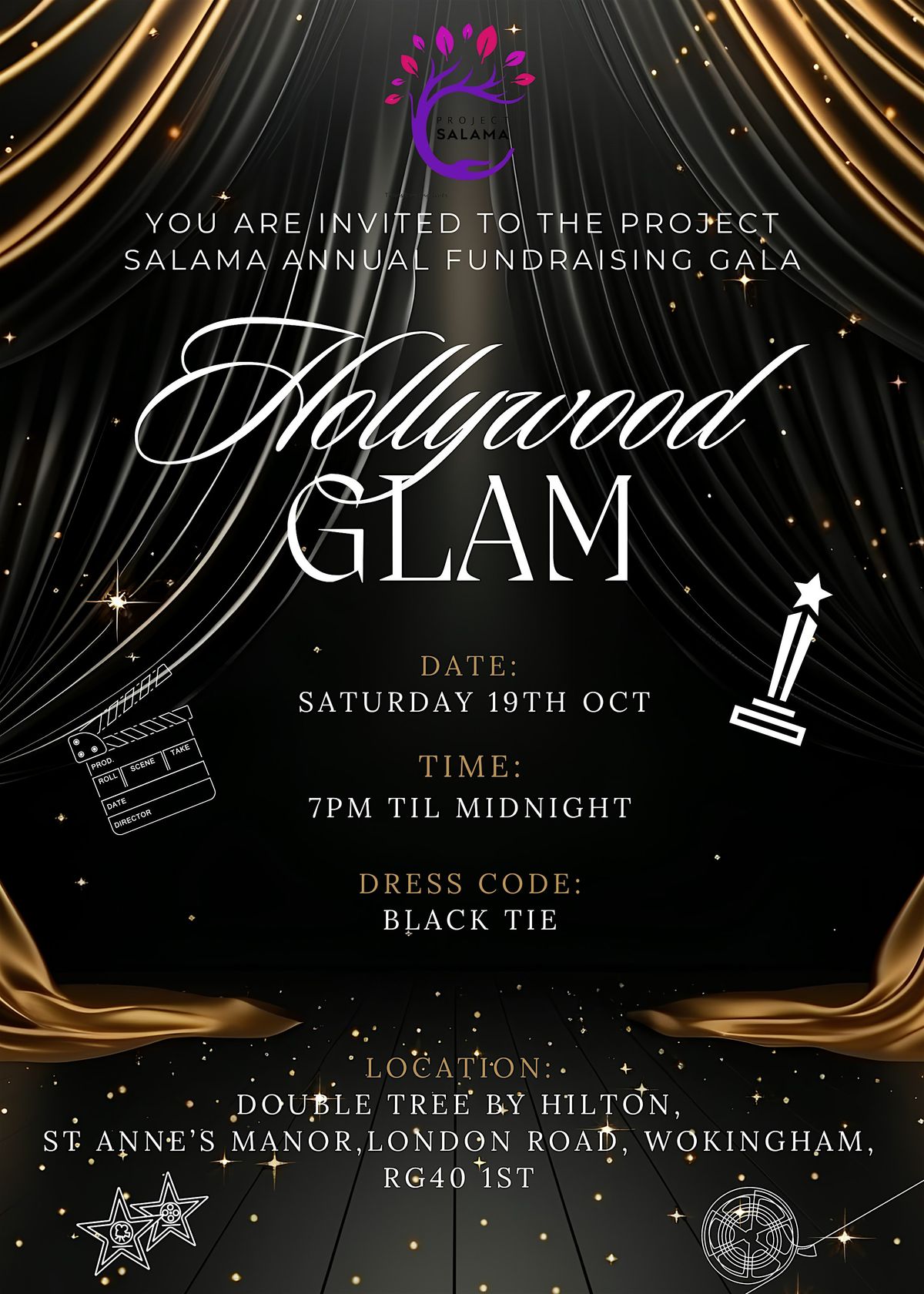 Annual Gala Hollywood Glam