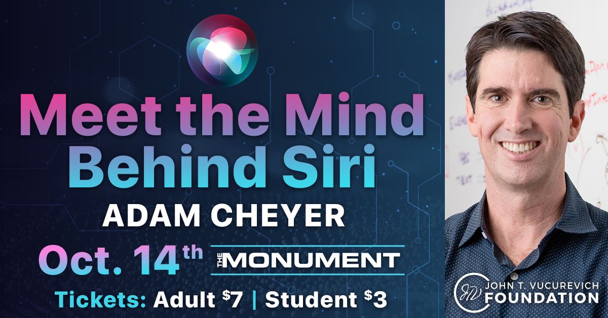 An Evening with Adam Cheyer: Cofounder of Siri and a pioneering figure in AI