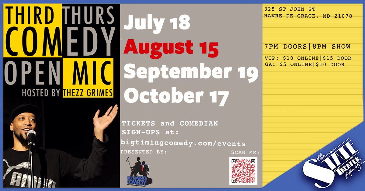 Comedy Open Mic Night - Presented by Big Timing Comedy