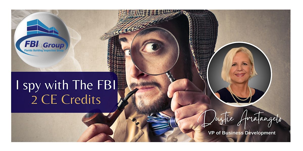 I spy with The FB\ufeffI  2 CE Credits