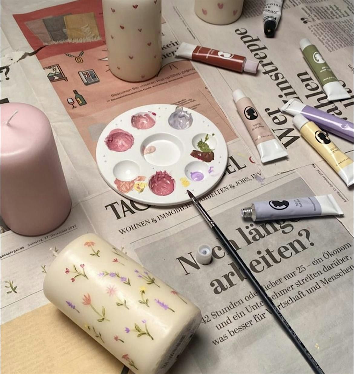 Creative Club: Candle Painting With Girls Who Walk Liverpool