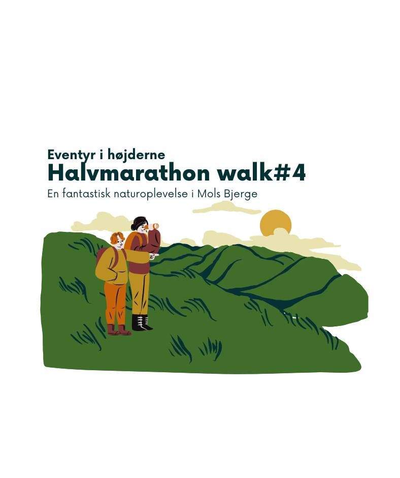 EVENTYR I H\u00d8JDERNE - en halvmarathon walk #4 i Mols Bjerge